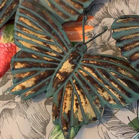 Metal Butterfly Wall Hanging - Picture 5 of 9